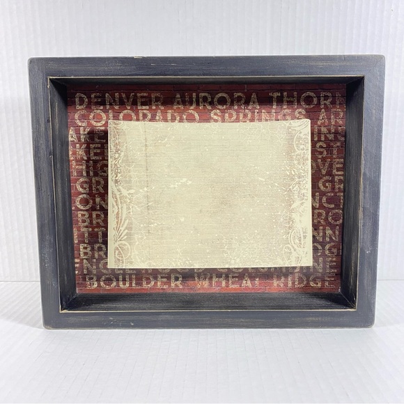 Other - Colorado State Box Sign w/ Heart to Place on Favorite City Primitives by Kathy